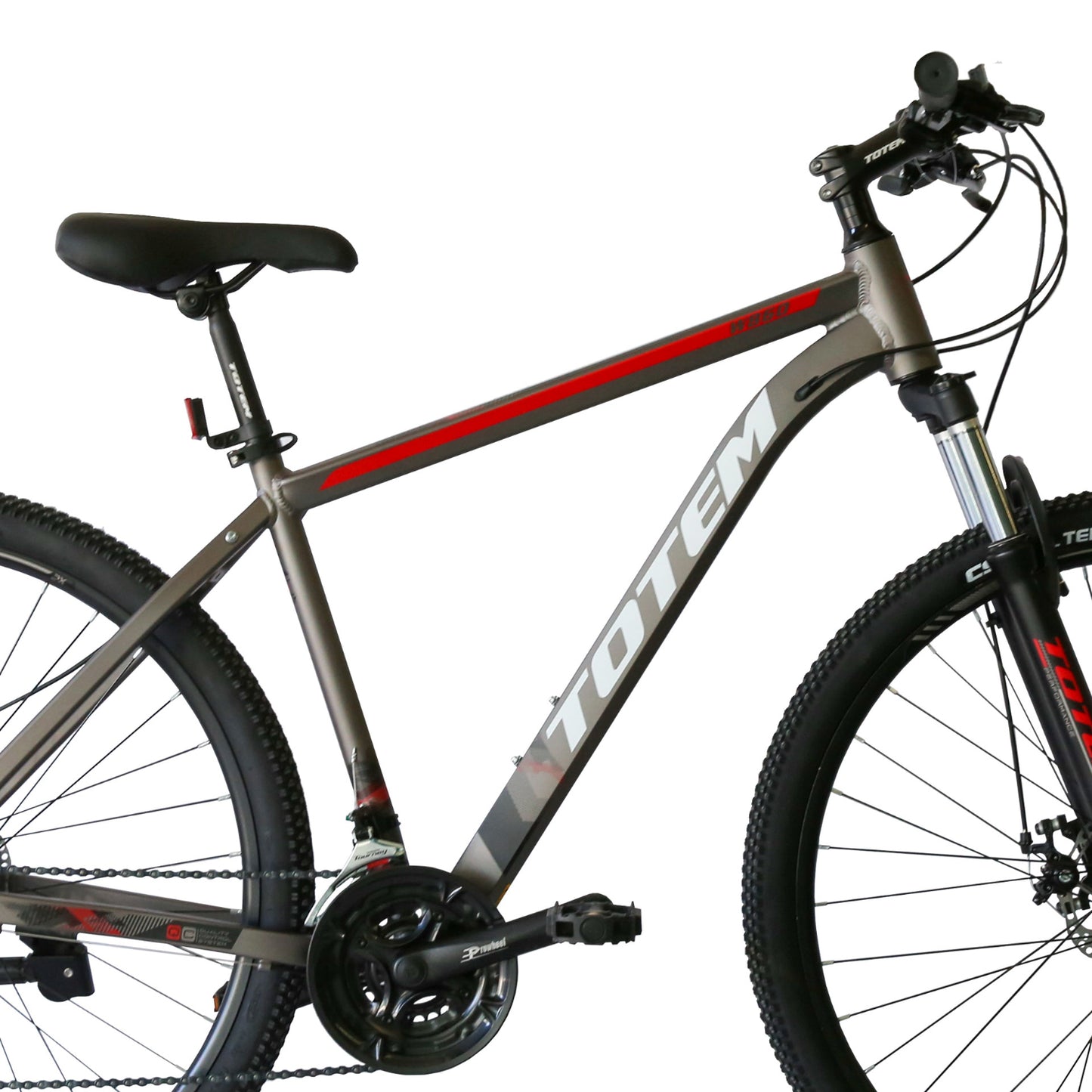 BICICLETA TOTEM MTB ARO 27,5X19 MOD W860 GRIS