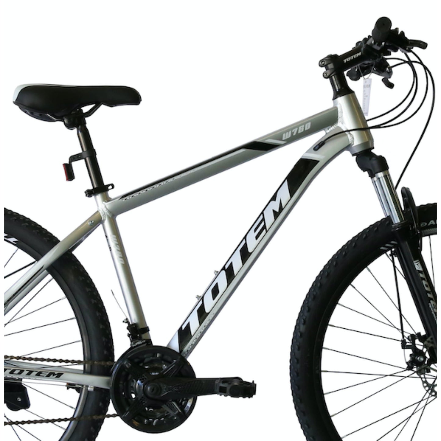 BICICLETA TOTEM MTB ARO 29*17 MOD W760 COLOR PLATEADO