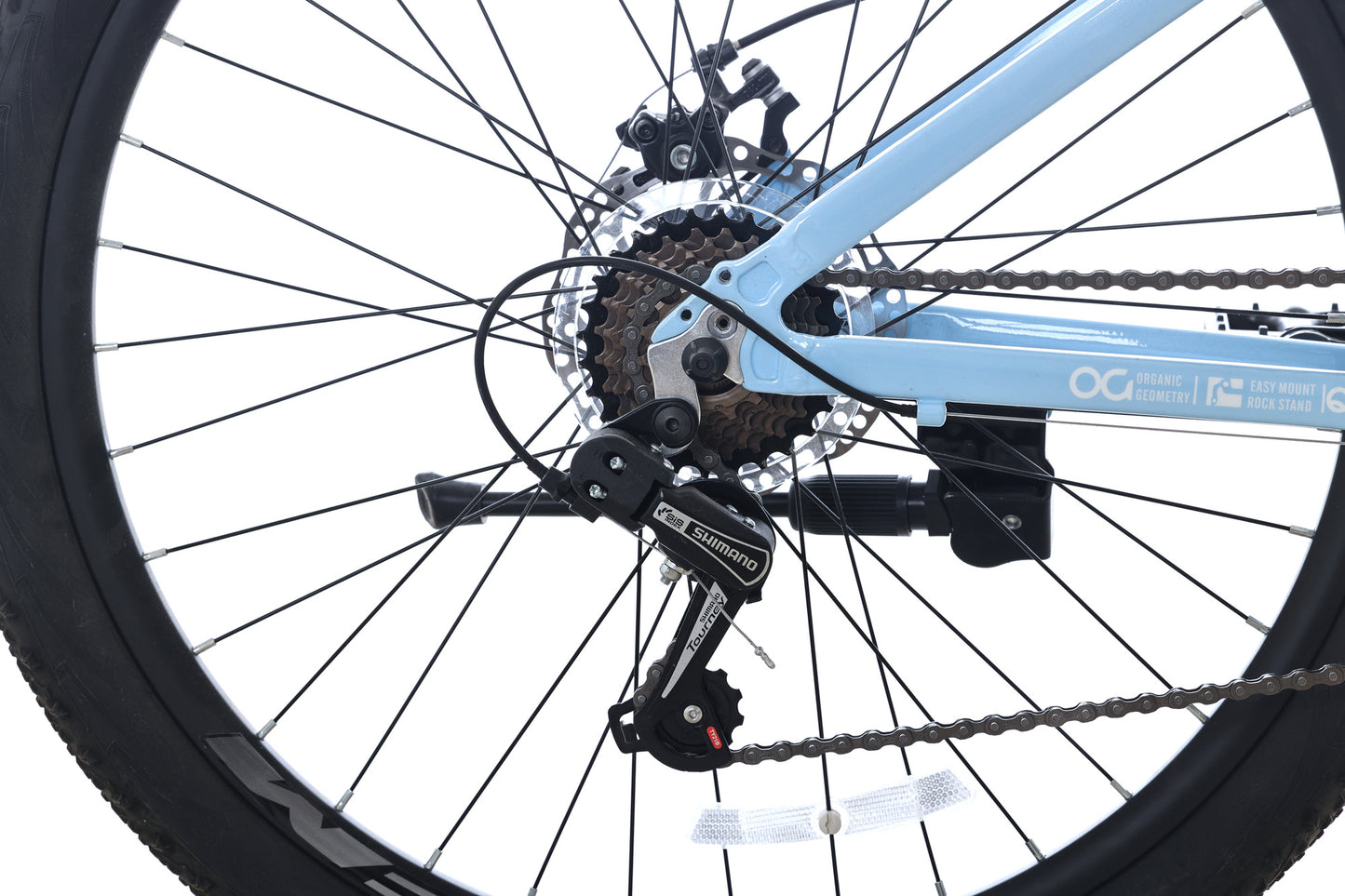 BICICLETA TOTEM MTB ARO 26 MODELO Y650 CELESTE VERDE