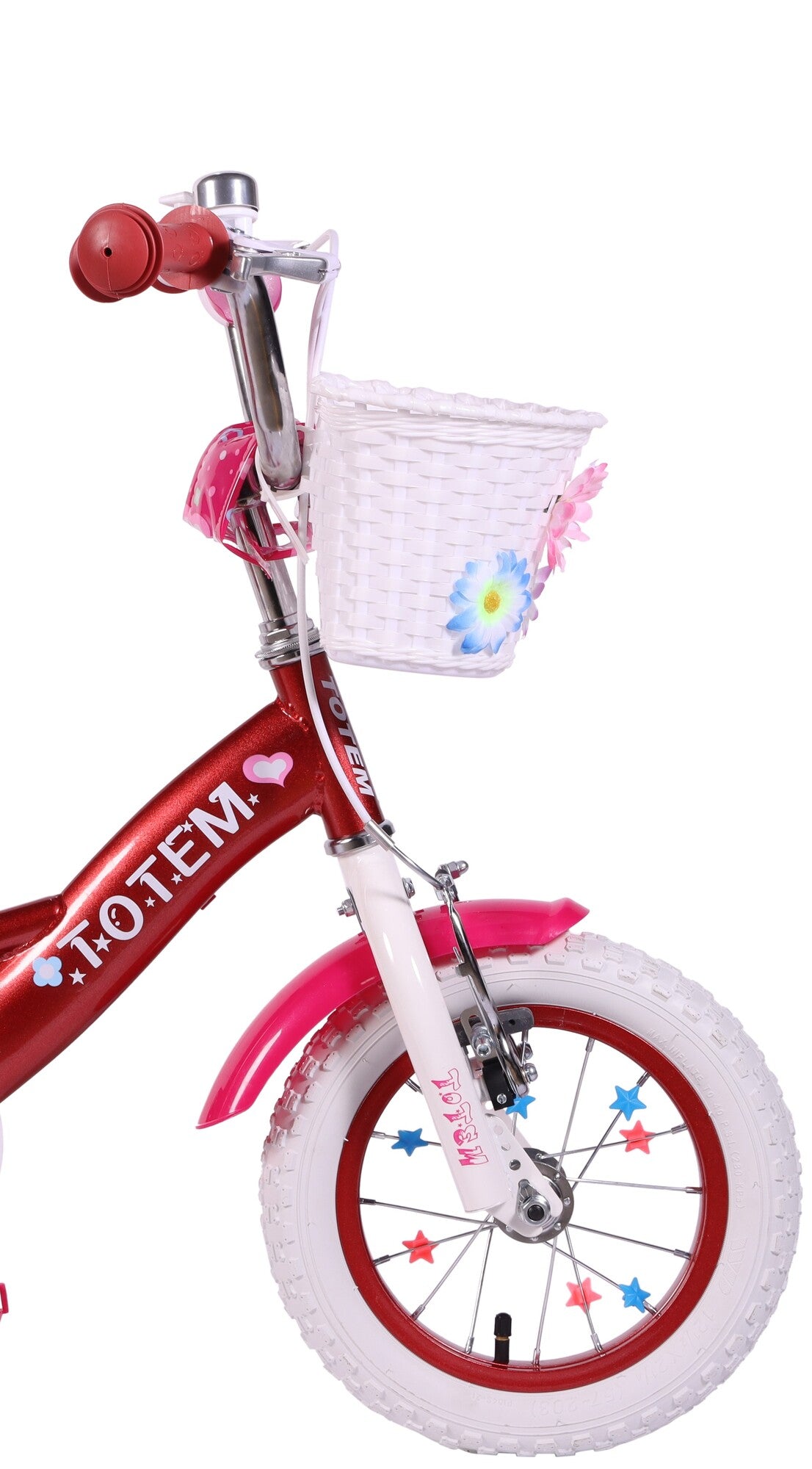 BICICLETA TOTEM INFANTIL ARO 12 MISS LILLY COLOR FUCSIA