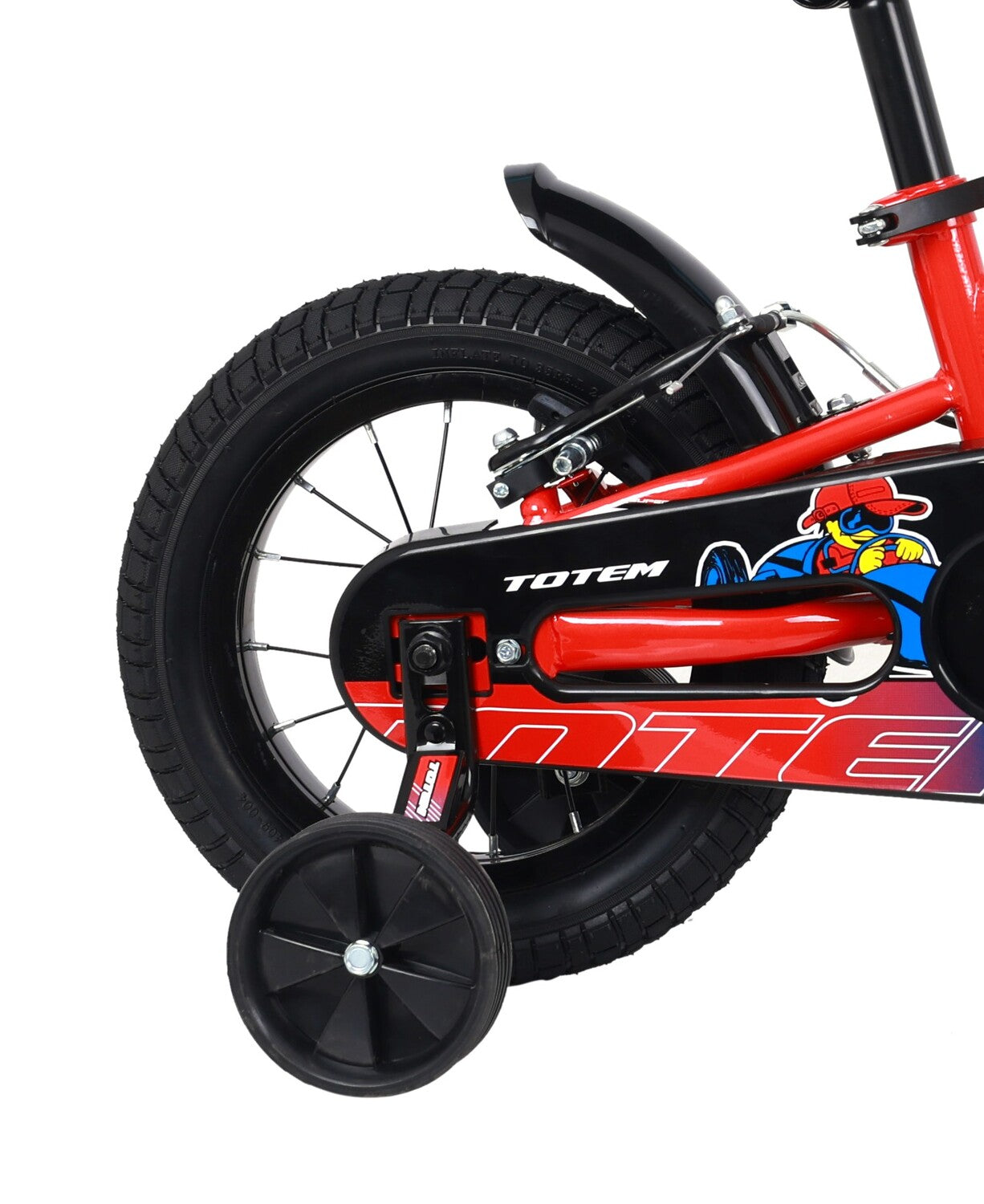 BICICLETA TOTEM INFANTIL ARO 12 ROCK-X COLOR ROJO
