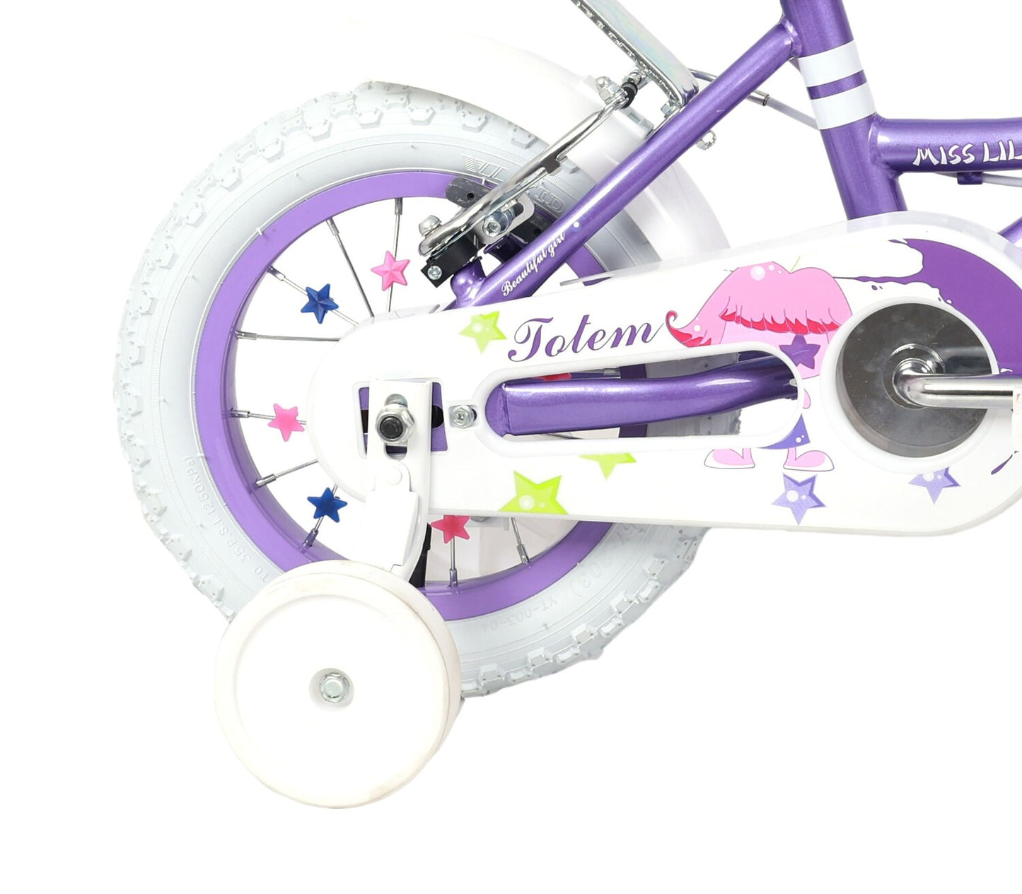 BICICLETA TOTEM INFANTIL ARO 12 MISS LILLY COLOR MORADO