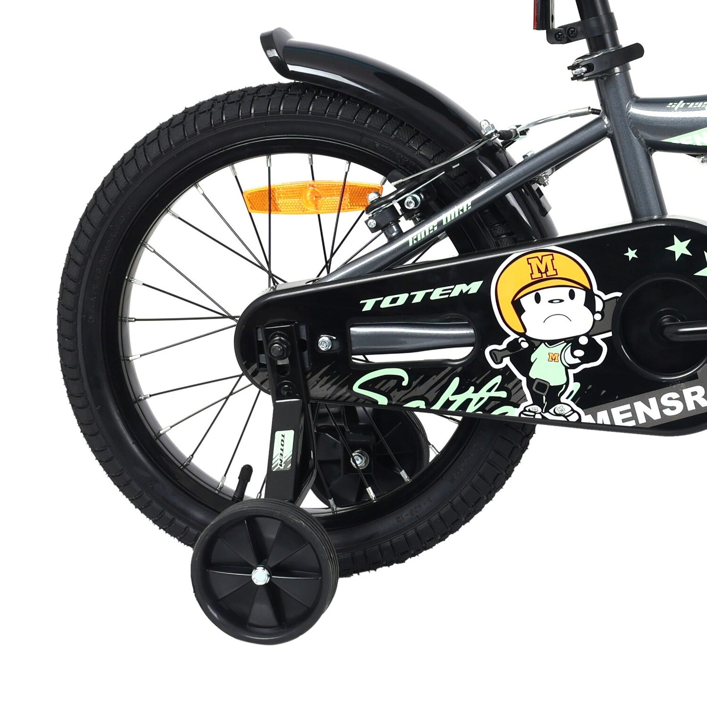 BICICLETA TOTEM INFANTIL ARO 16 MODELO STREET MACHINE GRIS