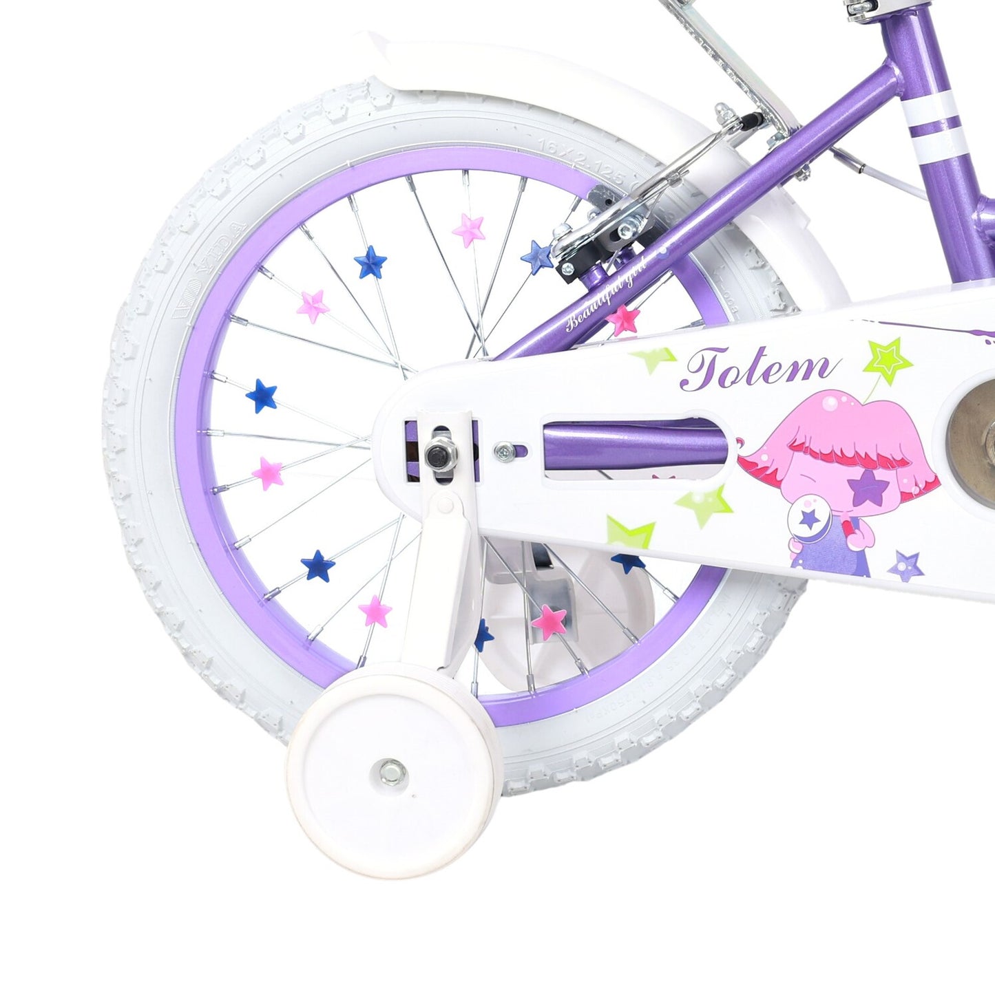 BICICLETA TOTEM INFANTIL ARO 16 MISS LILLY COLOR MORADO