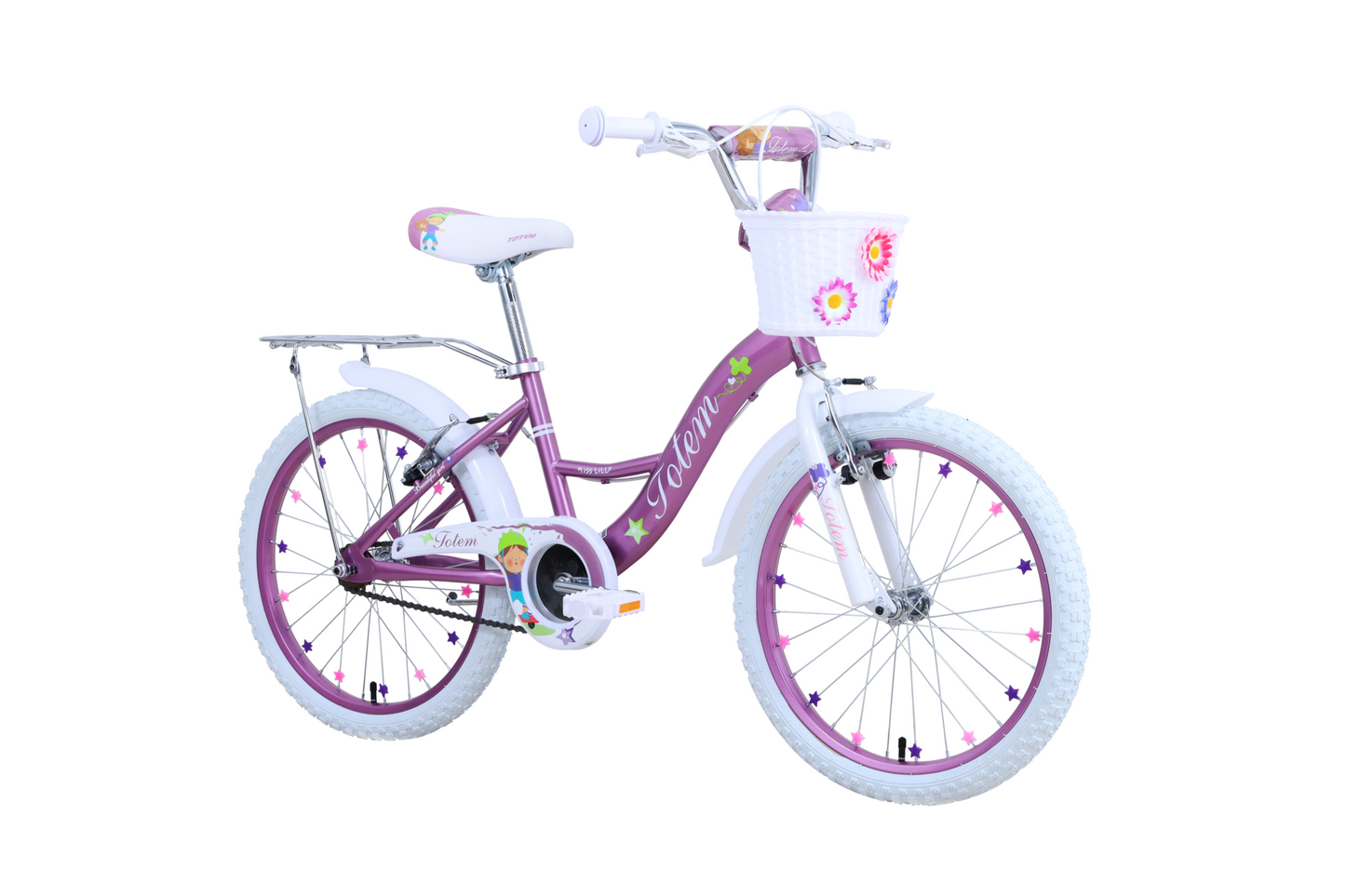 BICICLETA TOTEM INFANTIL ARO 20 MISS LILLY ROSA