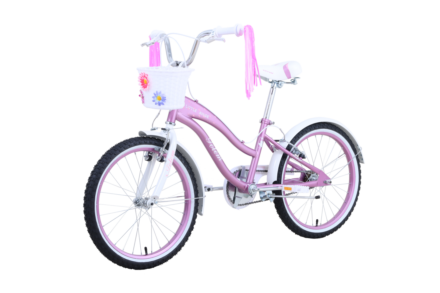 BICICLETA TOTEM INFANTIL ARO 20 LITTLE ROUSE ROSADO