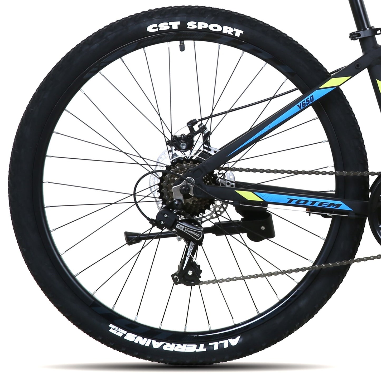 BICICLETA TOTEM MTB ARO 26 MODELO Y650 NEGRO AZUL