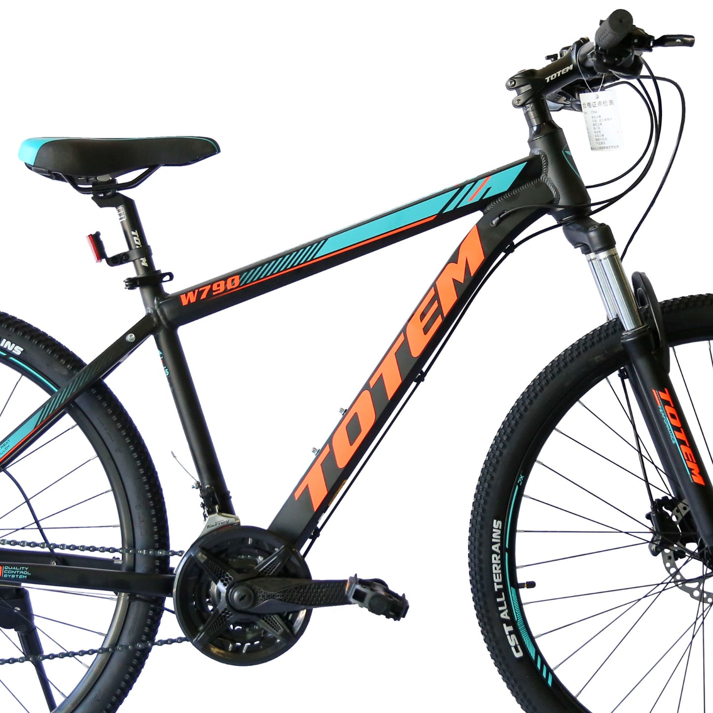 BICICLETA TOTEM MTB ARO 27.5*17 MOD W790 NEG CON NARAN