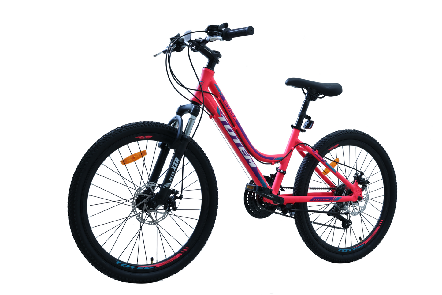 BICICLETA TOTEM MTB ARO 24 MODELO SITARA FUCSIA