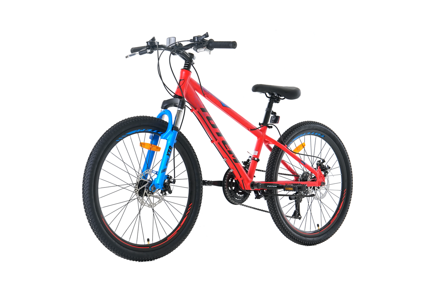BICICLETA TOTEM MTB ARO 24 MODELO ATLANTIS ROJO