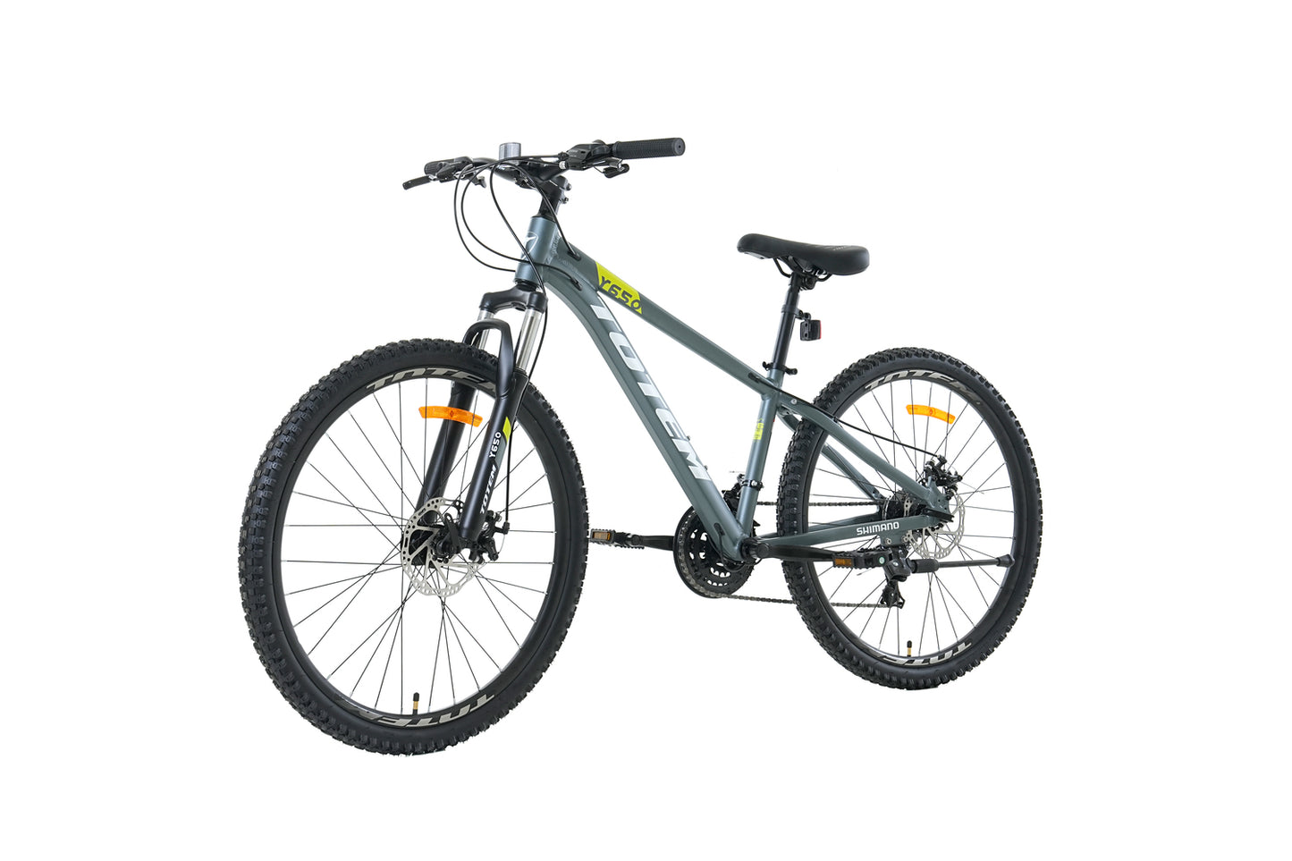 BICICLETA TOTEM MTB ARO 26 MODELO Y650 GRIS VERDE