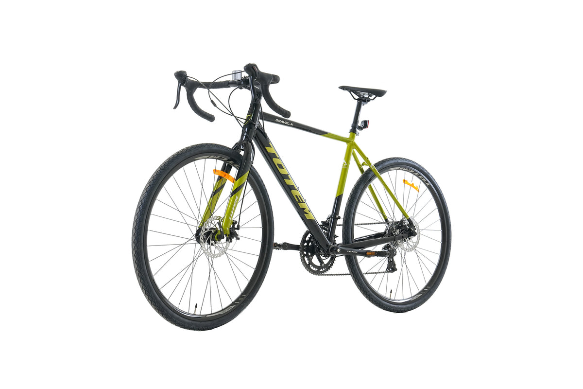 BICICLETA GRAVEL TOTEM 700*54 GRAVEL-X NEGRO VERDE
