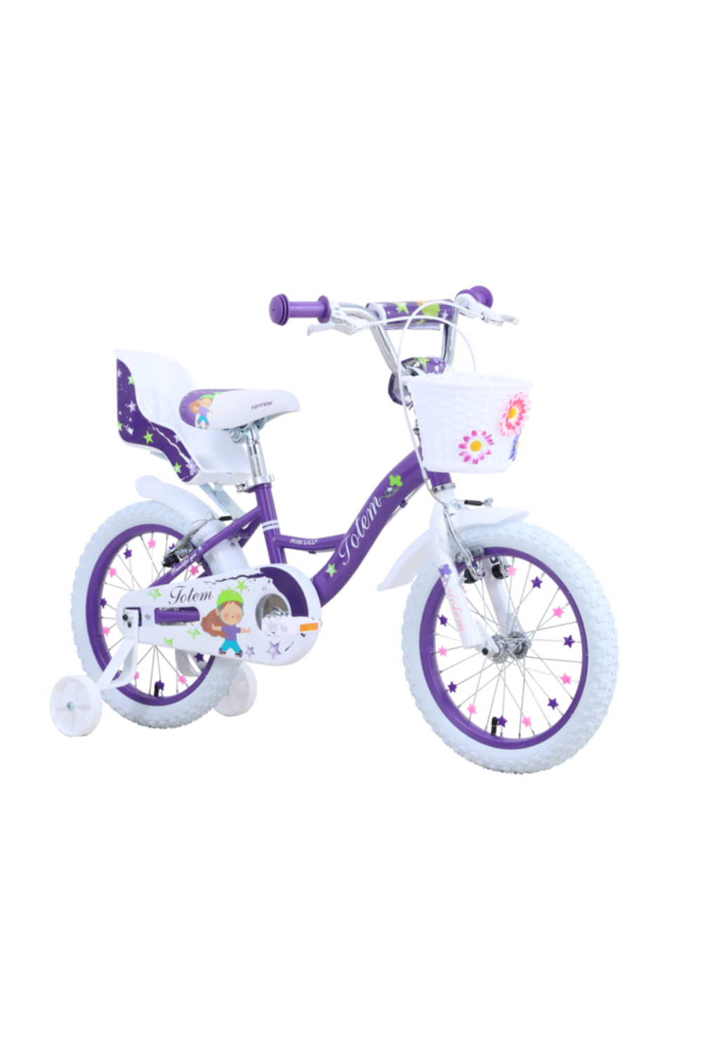 BICICLETA TOTEM INFANTIL ARO 16 MISS LILLY VIOLETA