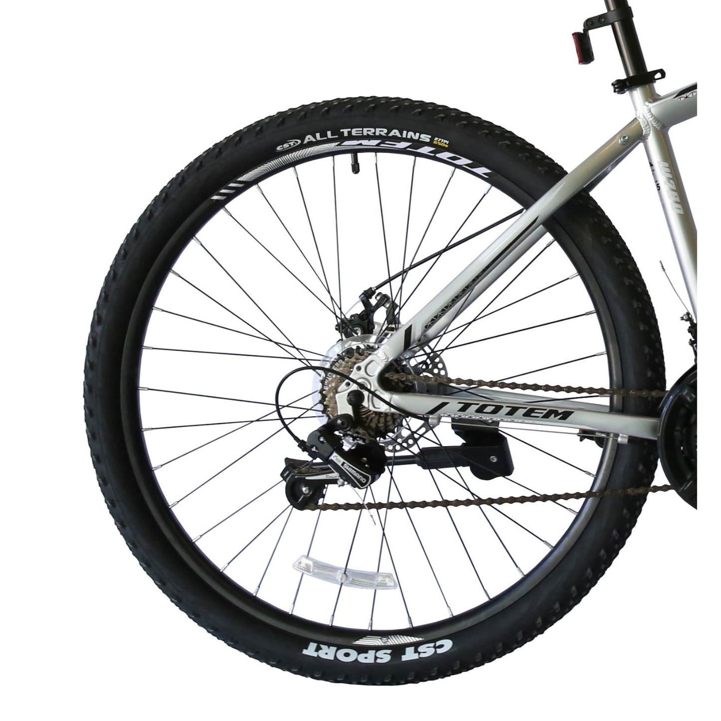 BICICLETA TOTEM MTB ARO 29*17 MOD W760 COLOR PLATEADO