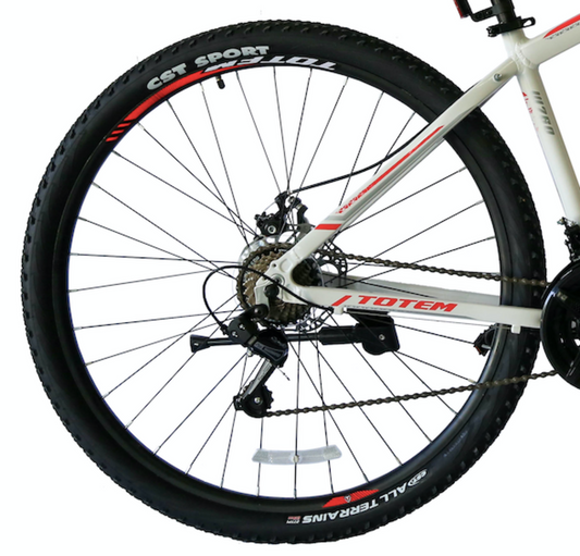 BICICLETA TOTEM MTB ARO 29*17 MOD W760 COLOR BLANCO