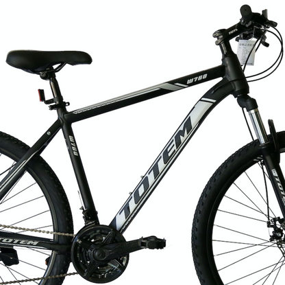 BICICLETA TOTEM MTB ARO 27.5*19 MOD W760 NEGRO CON GRIS
