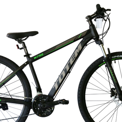 BICICLETA TOTEM MTB ARO 27.5*17 MOD W790 COLOR NEGRO