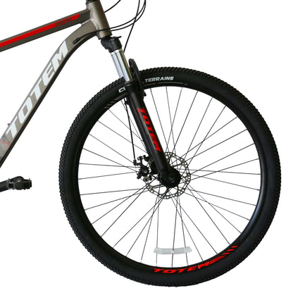 BICICLETA TOTEM MTB ARO 27,5X19 MOD W860 GRIS