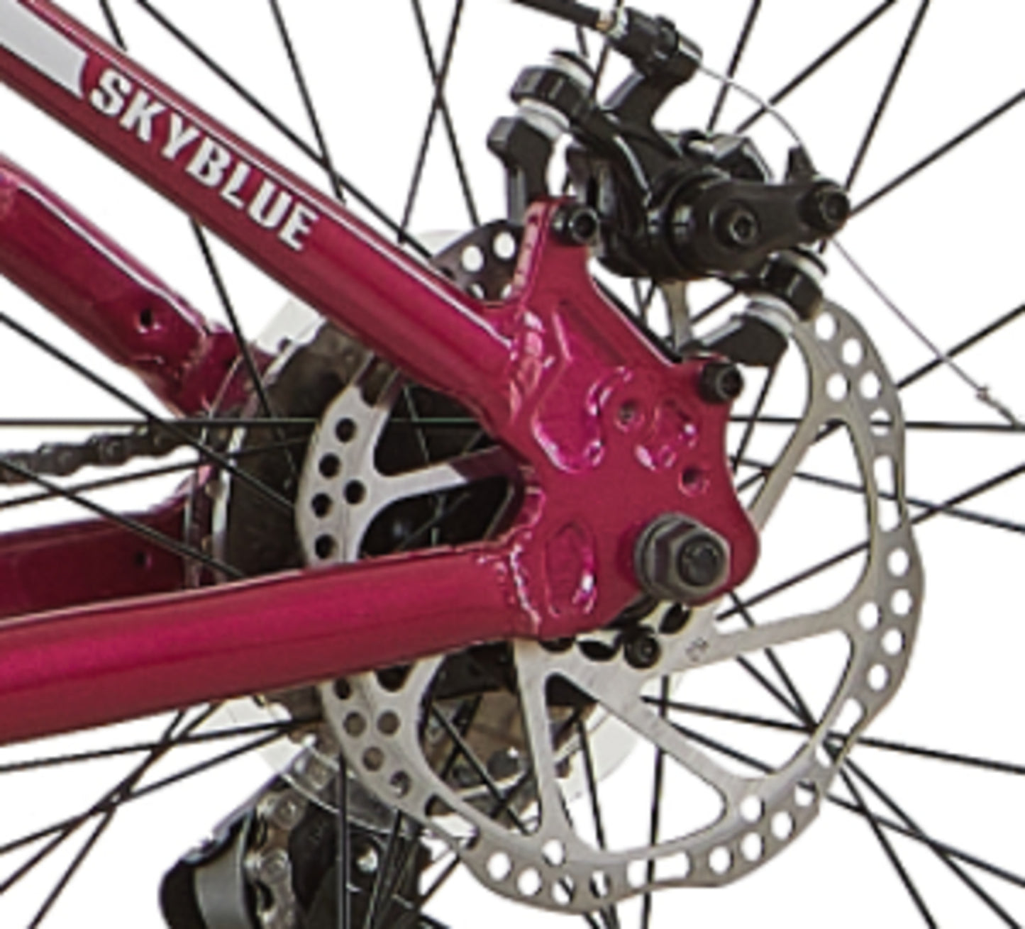 BICICLETA TOTEM MTB ARO 27.5*17 SKYBLUE COLOR FUCSIA
