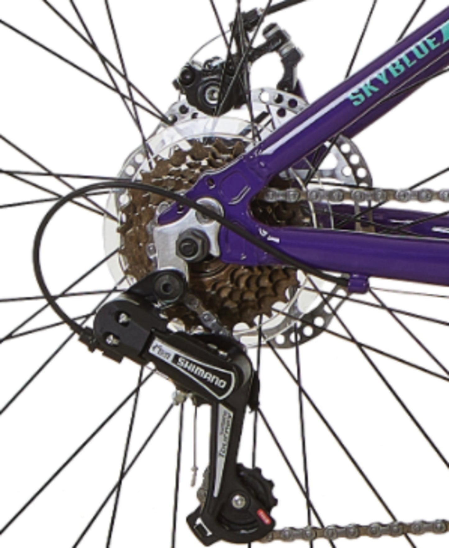 BICICLETA TOTEM MTB ARO 27.5*17 SKYBLUE COLOR MORADO