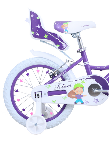 BICICLETA TOTEM INFANTIL ARO 16 MISS LILLY VIOLETA