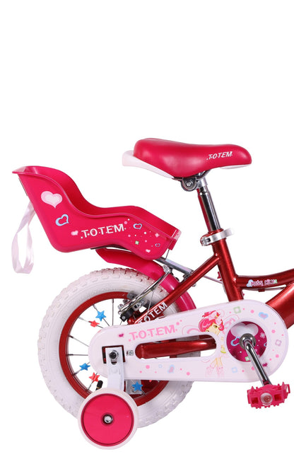 BICICLETA TOTEM INFANTIL ARO 12 MISS LILLY COLOR FUCSIA