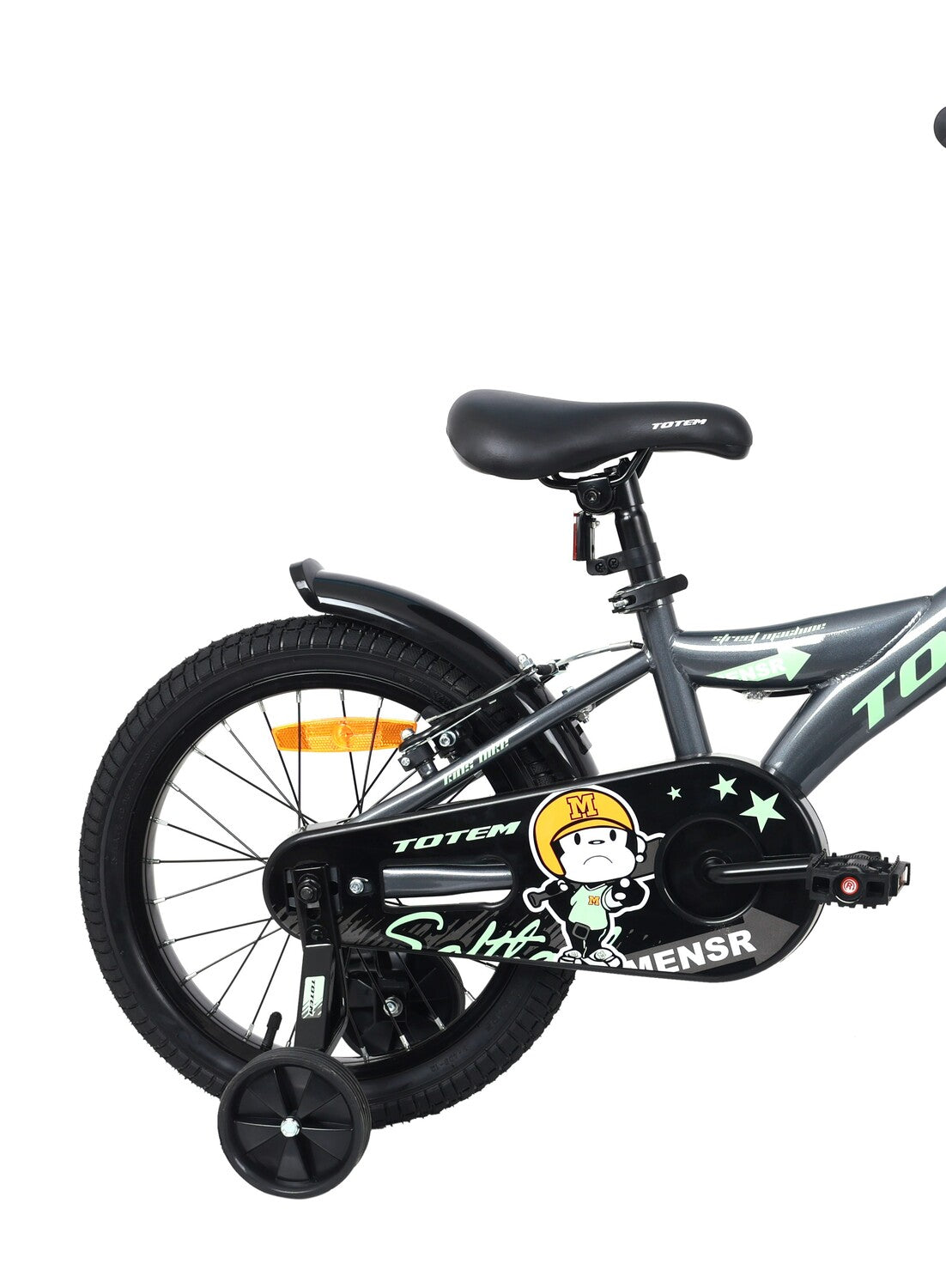BICICLETA TOTEM INFANTIL ARO 16 MODELO STREET MACHINE GRIS