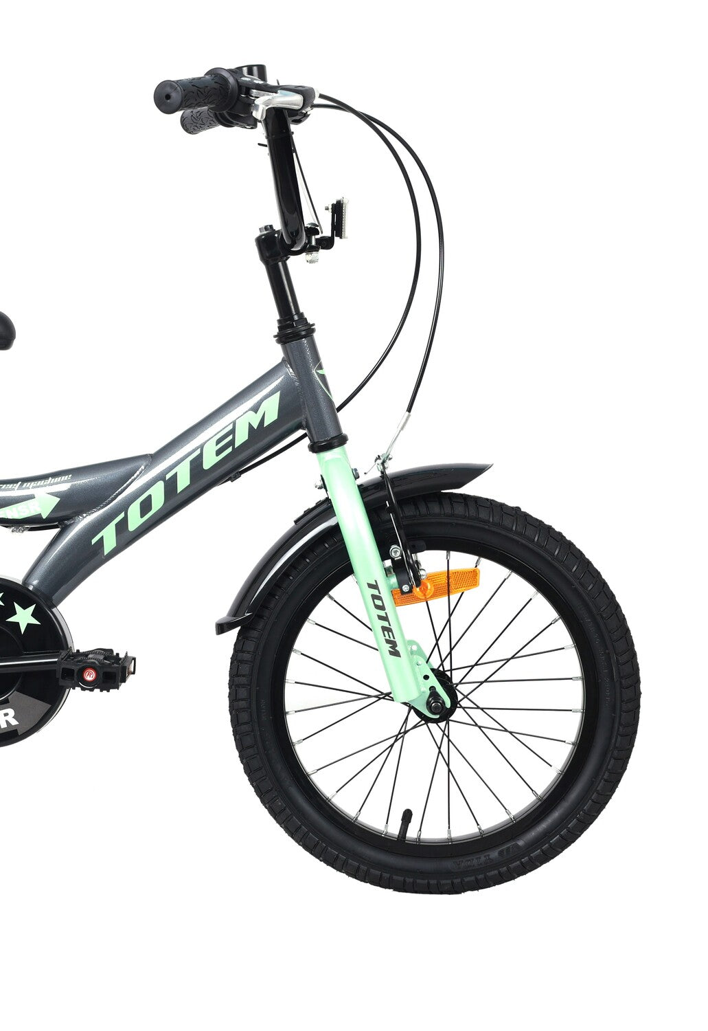 BICICLETA TOTEM INFANTIL ARO 16 MODELO STREET MACHINE GRIS