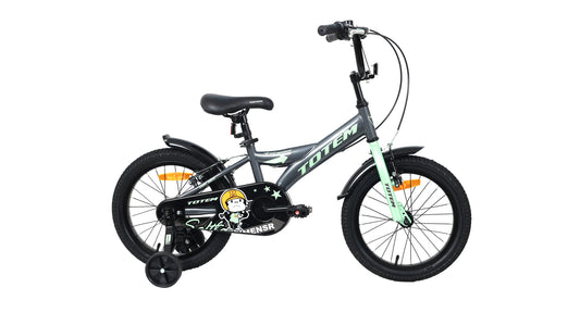 BICICLETA TOTEM INFANTIL ARO 16 MODELO STREET MACHINE GRIS