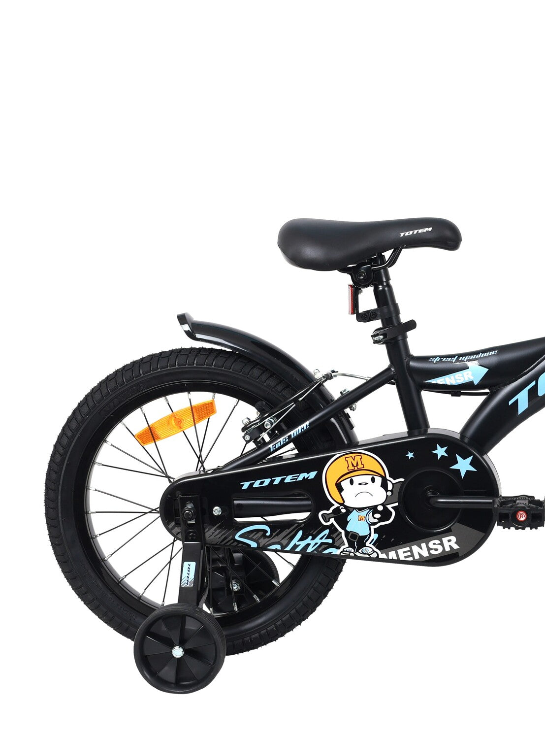 BICICLETA TOTEM INFANTIL ARO 16 MODELO STREET MACHINE NEGRO