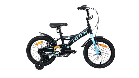 BICICLETA TOTEM INFANTIL ARO 16 MODELO STREET MACHINE NEGRO