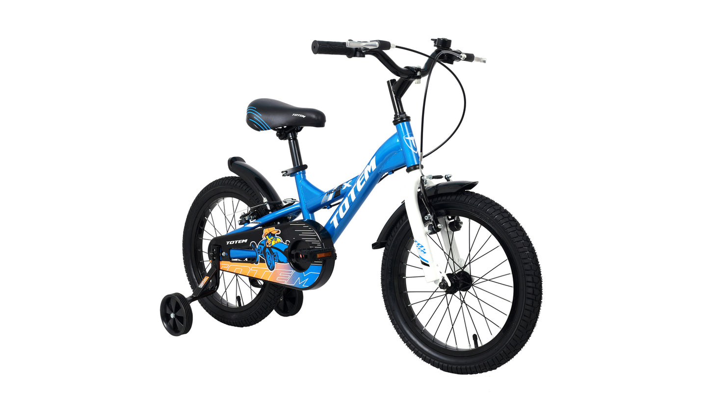 BICICLETA TOTEM INFANTIL ARO 16 ROCK-X  COLOR AZUL