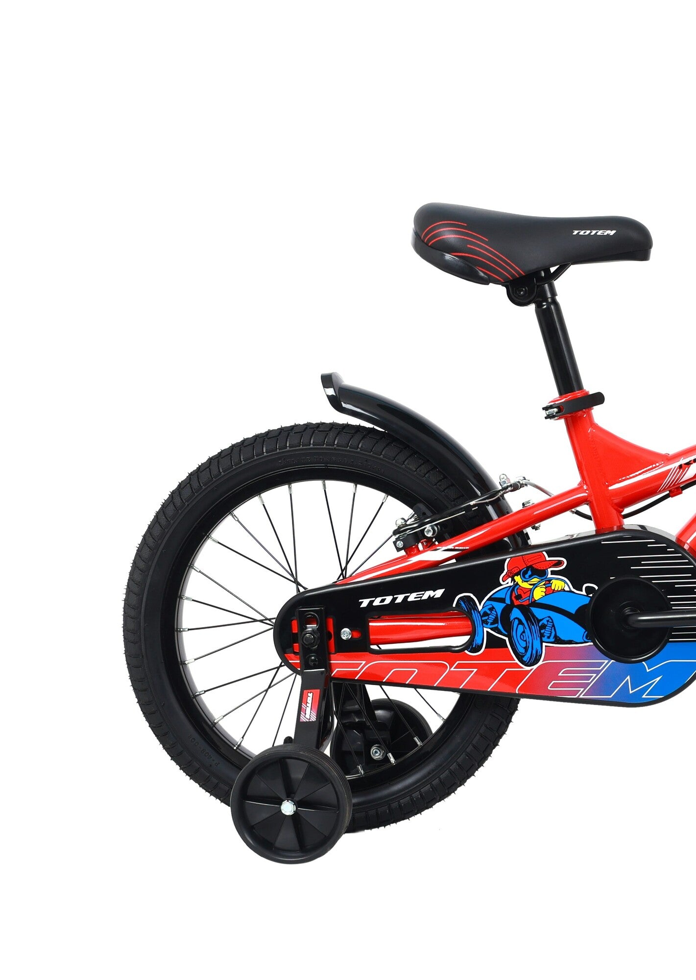 BICICLETA TOTEM INFANTIL ARO 16 ROCK-X  COLOR ROJO