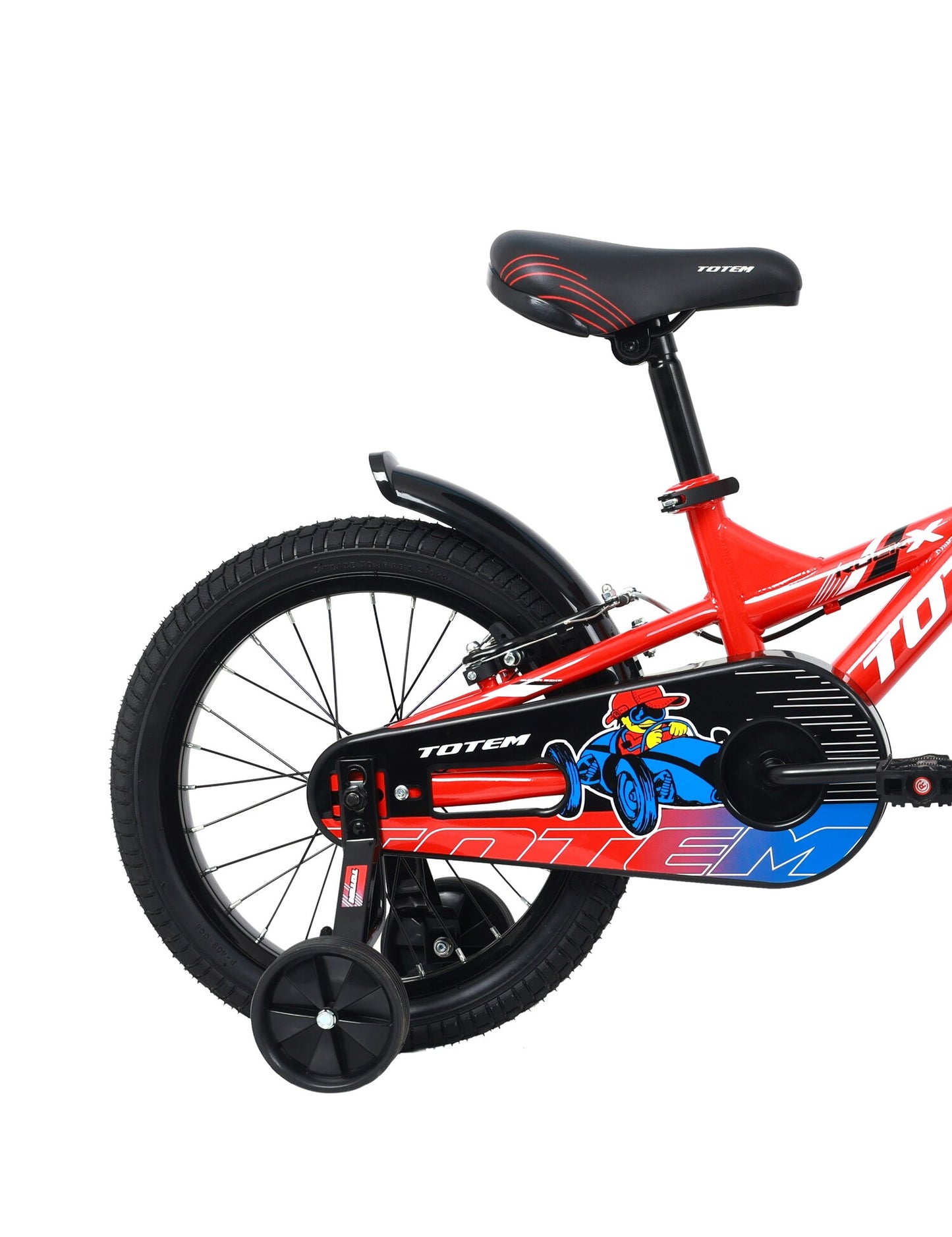 BICICLETA TOTEM INFANTIL ARO 16 ROCK-X  COLOR ROJO