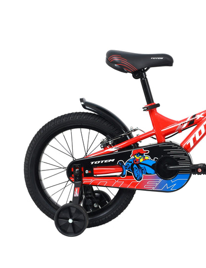 BICICLETA TOTEM INFANTIL ARO 16 ROCK-X  COLOR ROJO