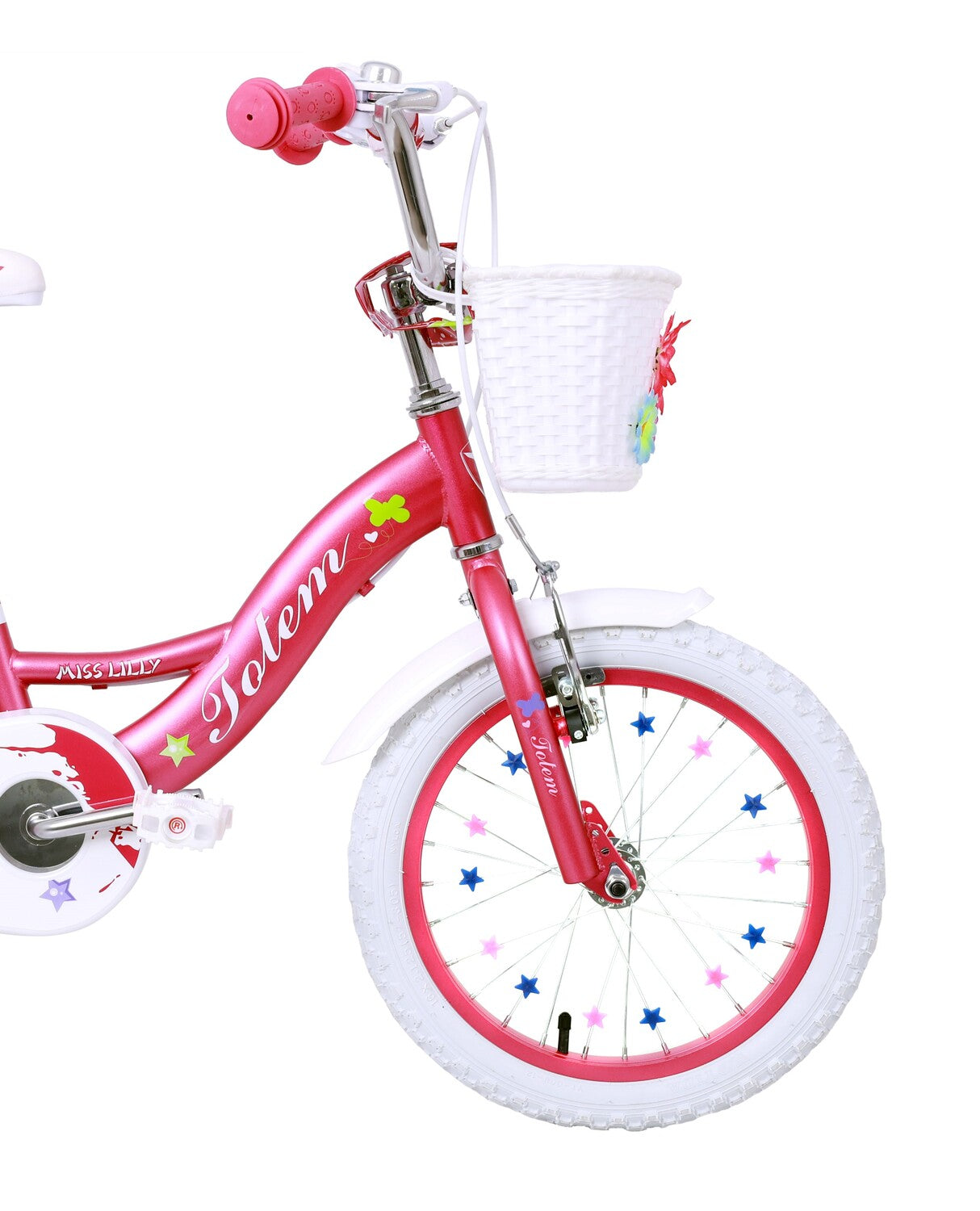 BICICLETA TOTEM INFANTIL  ARO 16 MISS LILLY COLOR FUCSIA