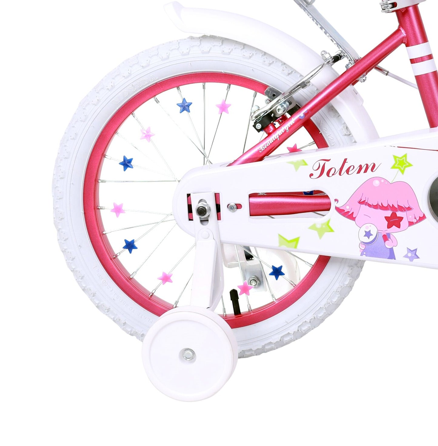 BICICLETA TOTEM INFANTIL  ARO 16 MISS LILLY COLOR FUCSIA