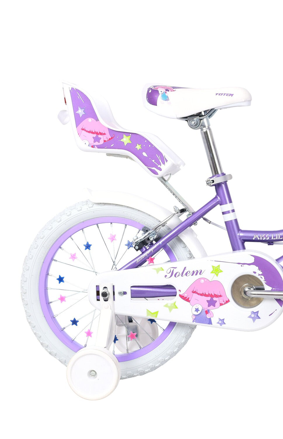 BICICLETA TOTEM INFANTIL ARO 16 MISS LILLY COLOR MORADO