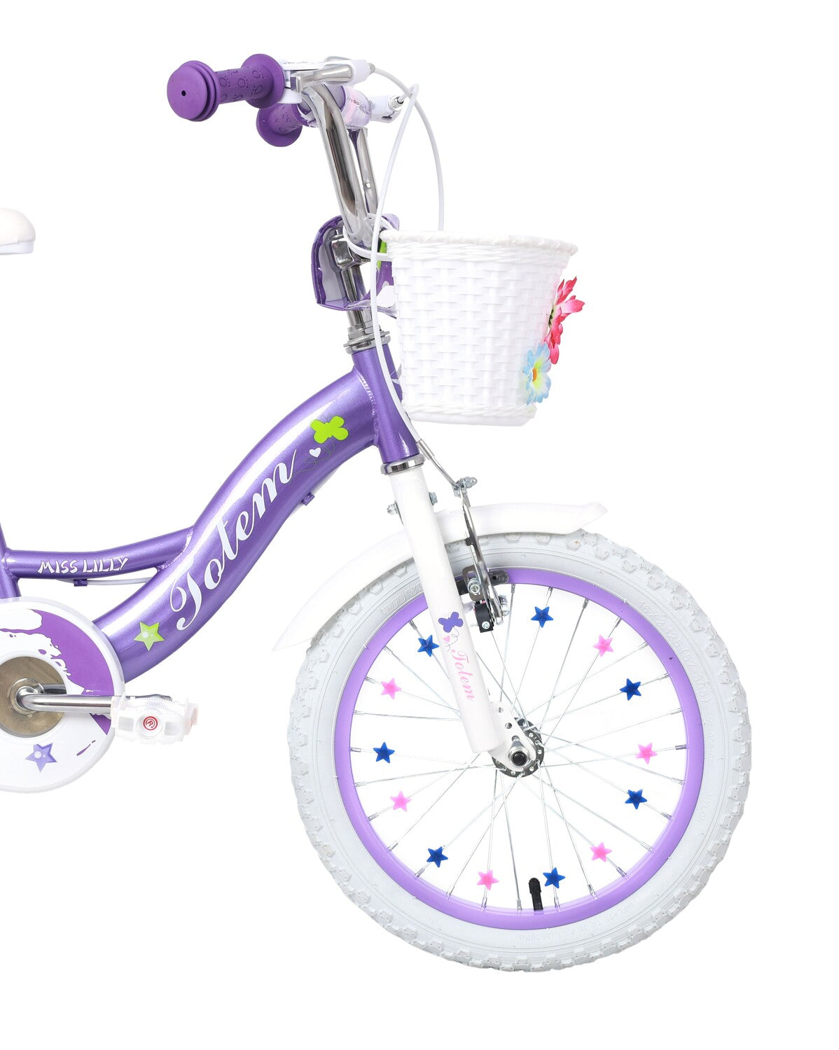 BICICLETA TOTEM INFANTIL ARO 16 MISS LILLY COLOR MORADO