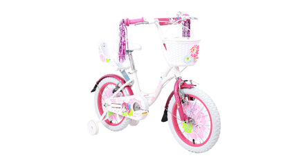 BICICLETA TOTEM INFANTIL  ARO 16 PRETTY GIRL COLOR BLANCO