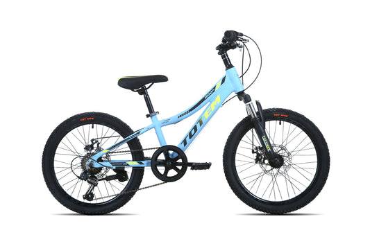 BICICLETA TOTEM MTB ARO 20 MODELO 1100 CELESTE