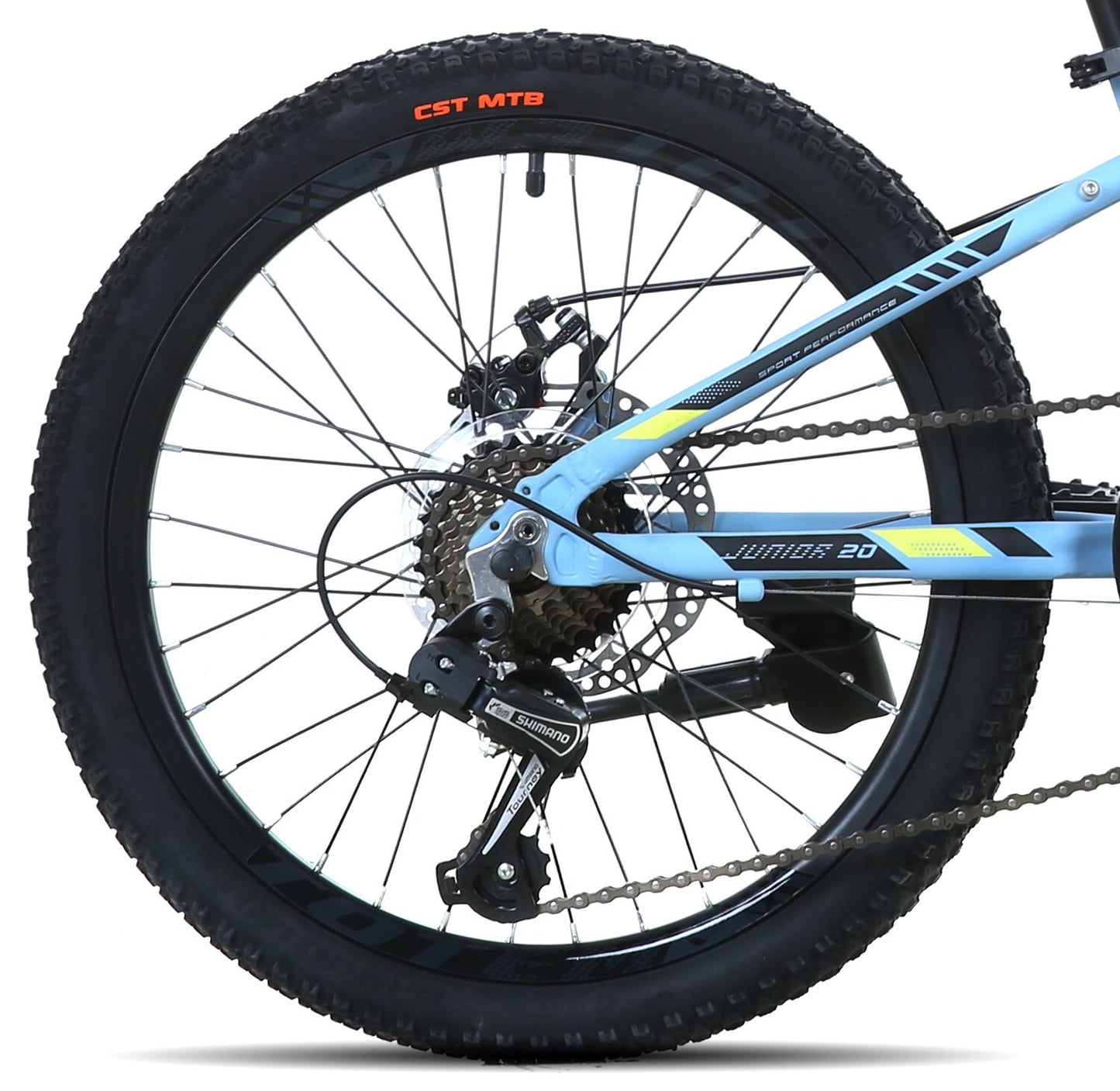 BICICLETA TOTEM MTB ARO 20 MODELO 1100 CELESTE