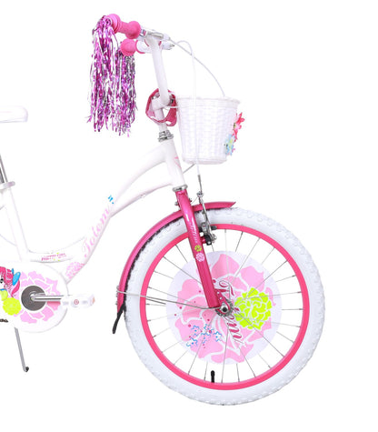 BICICLETA TOTEM INFANTIL ARO 20 PRETTY GIRL COLOR BLANCO