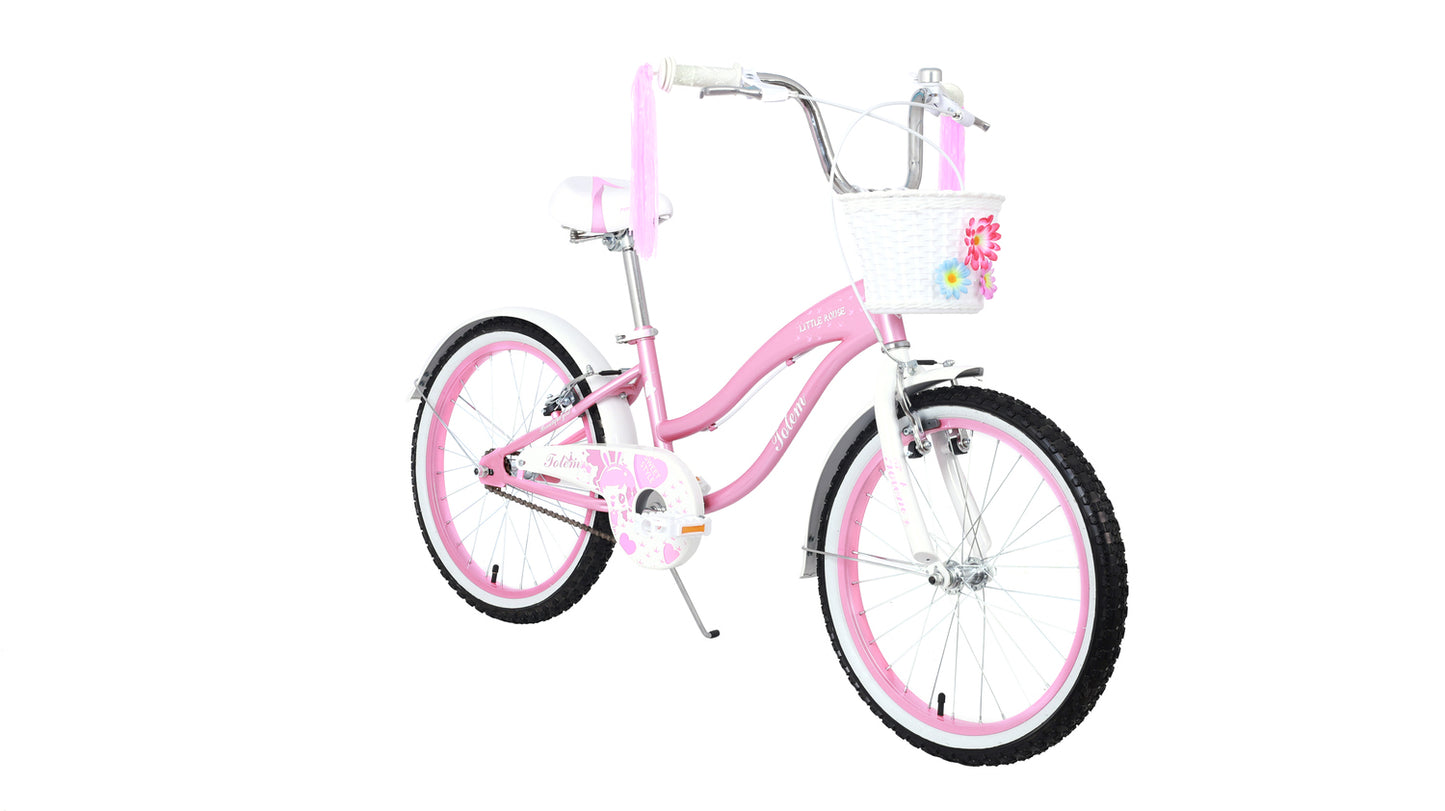 BICICLETA TOTEM INFANTIL ARO 20 LITTLE ROUSE COLOR ROSADO