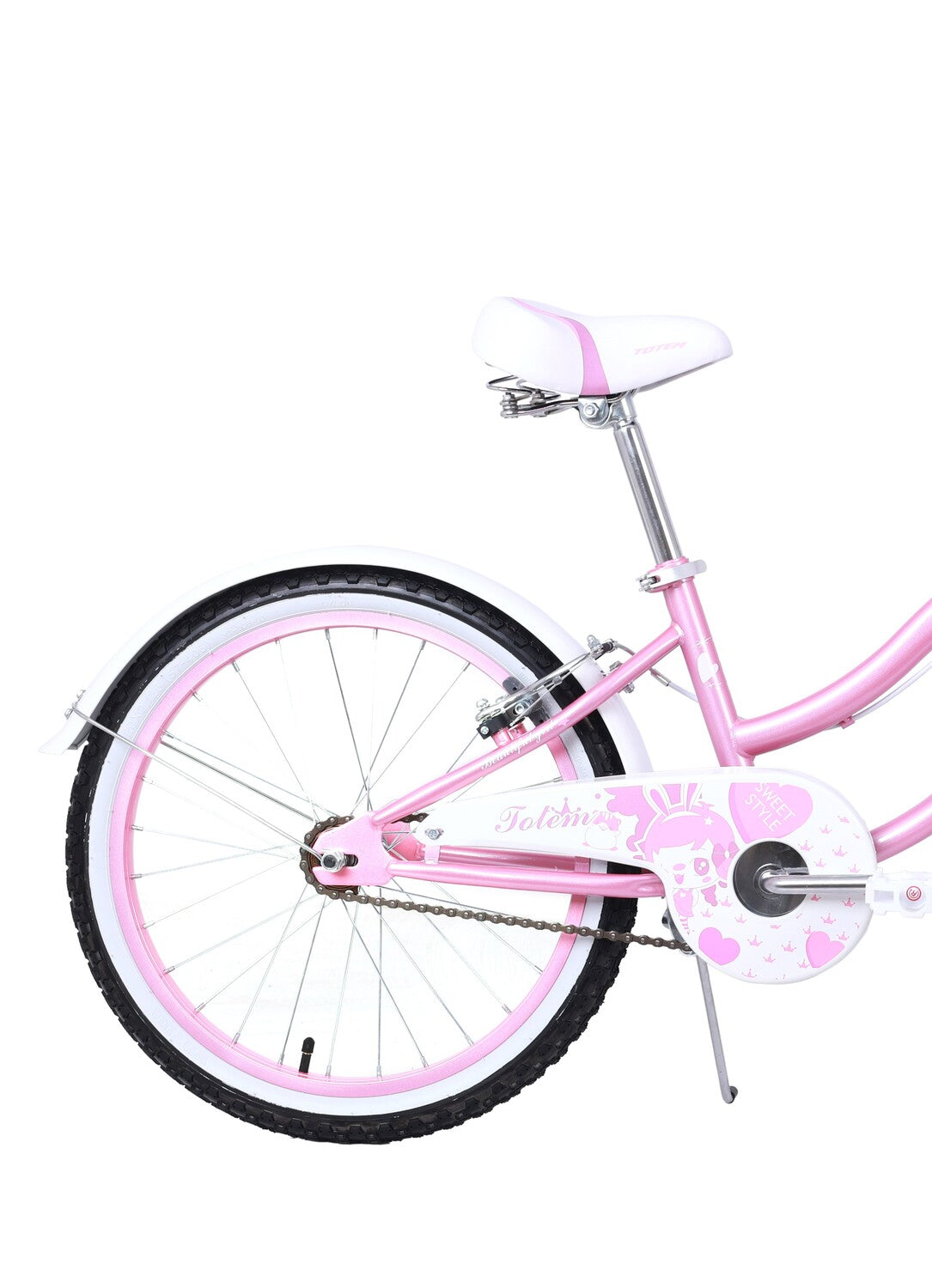 BICICLETA TOTEM INFANTIL ARO 20 LITTLE ROUSE COLOR ROSADO