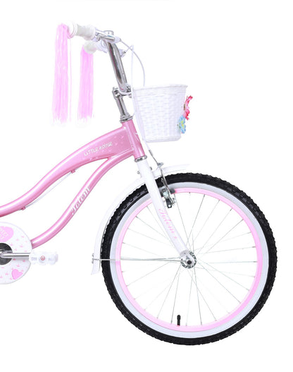 BICICLETA TOTEM INFANTIL ARO 20 LITTLE ROUSE COLOR ROSADO