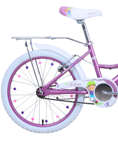 BICICLETA TOTEM INFANTIL ARO 20 MISS LILLY ROSA