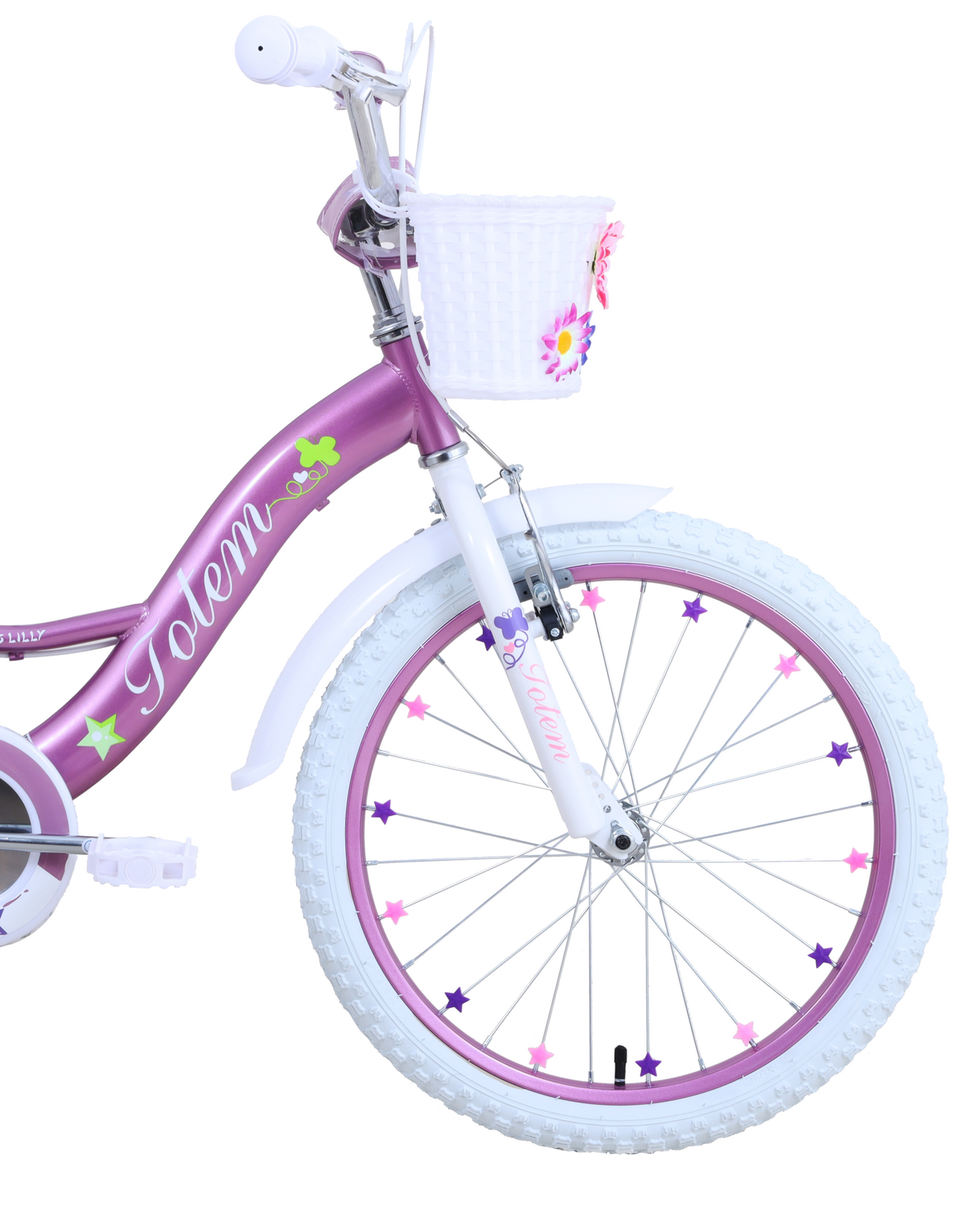 BICICLETA TOTEM INFANTIL ARO 20 MISS LILLY ROSA