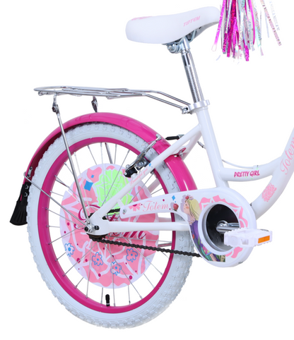 BICICLETA TOTEM INFANTIL ARO 20 PRETTY GIRL BLANCO