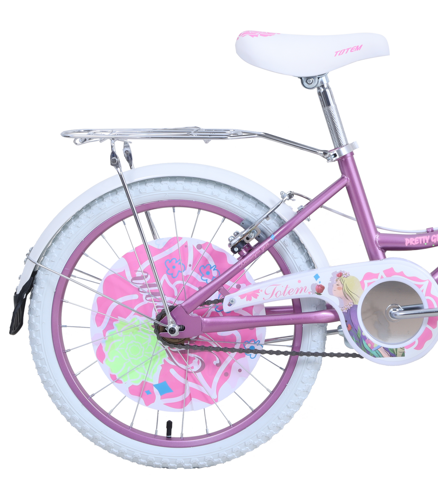 BICICLETA TOTEM INFANTIL ARO 20 PRETTY ROSADO
